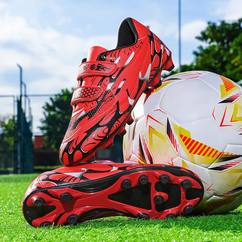 Nouveaux hommes enfants bottes de Football ultralégers garçons chaussures de Football professionnelles crampons antidérapant Match herbe chaussures d'entraînement livraison directe