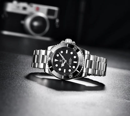 PAGANI DESIGN PD-1694 Men's 40MM Automatic Mechanical Watch Japan NH35 Movt Sapphire Glass Stainless Steel Waterproof Wristwatch