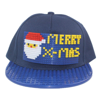 Șepci de baseball cu imprimeu cartoon patchwork, blocuri DIY, șepci snapback, șepci hip-hop pentru bărbați și femei, șepci detașabile cu pixeli, șepci „dad hats”, pentru copii și adulți