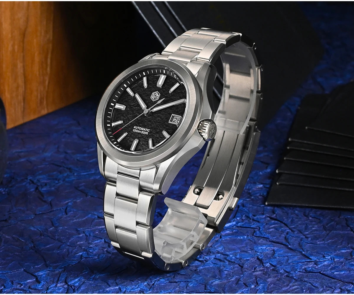 San Martin New Gada Fashion Sport Watch 39mm NH35 Automatic Mechanical Men Watches Dress Waterproof 100m Luminous SN0129