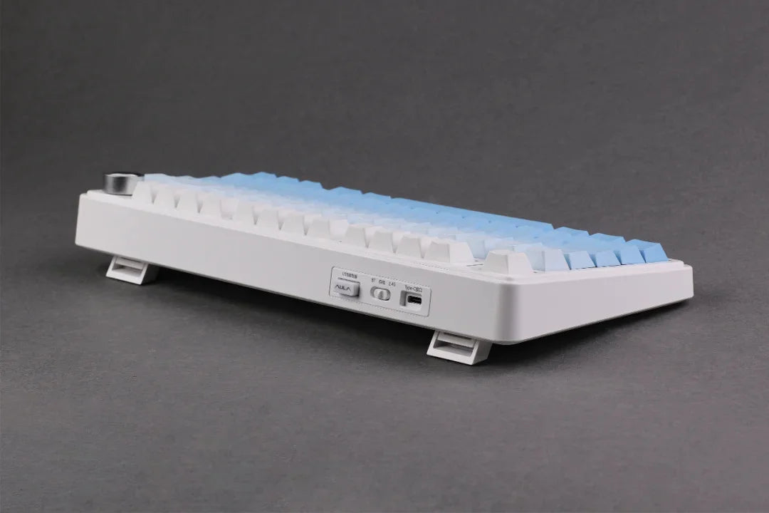 AULA F75Pro Wireless Gaming Mechanical Keyboard 75% Customized RGB Layout Gasket Mounted Side-engraving PBT Keycaps