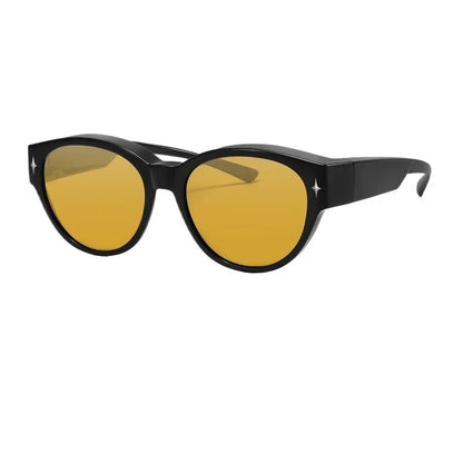 Fit Over Sunglasses for Driving Outdoor Activities Over Prescription Glasses for Myopia Unisex Style