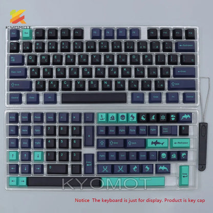 KYOMOT GMK Hammerhead Keycaps PBT Dye Sub 148 Keys Cherry Profile Keycap for MX Switch DIY Layout IKBC Filco Mechanical Keyboard