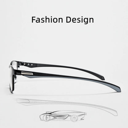 LOERHUNAR Brand Design for Men's Retro Business Myopia Sunglasses with Diopter 0 -0.75 -1.0  -1.5 -1.75 -2.0 -2.5 -3.0 to -6.0