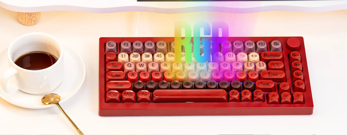 Teclado mecânico gaming AKKO 5075 X Veekos K75, teclado 75% RGB, hot swap 3/5 pinos, com fios, personalizado, com botão rotativo e gasket