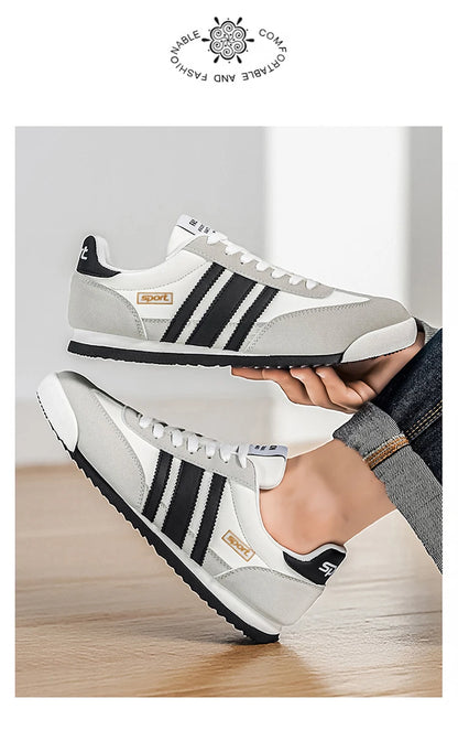 Men's Lightweight Forrest Gump Shoes, Soft Surface Non-Slip Sneakers, Retro Versatile Casual Shoes