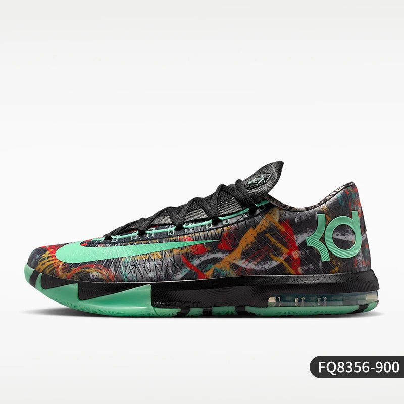 Nike Authentic Zoom KD 6 - Scarpe da basket da uomo alla moda in stile retrò Rebound FQ8356-900