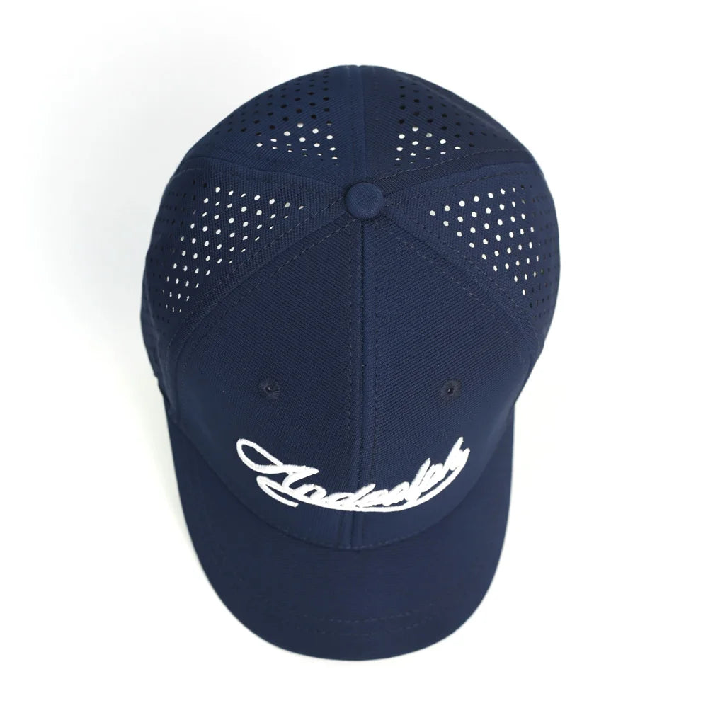 Hálós, rövid karimájú, hátul zárt baseball sapka férfiaknak és nőknek, lélegző, snapback sapka, testre szabott „dad hat”, állítható, egyszínű, trucker stílusú