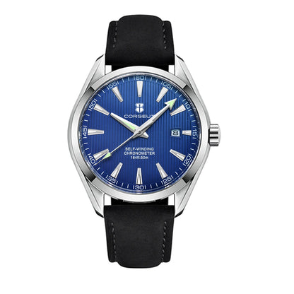 Luxury NH35 Movt Corgeut 41mm Man Sport Clock Automatic Relogio Masculino Mechanical Wristwatch Sapphire Steel Band Men's Watch