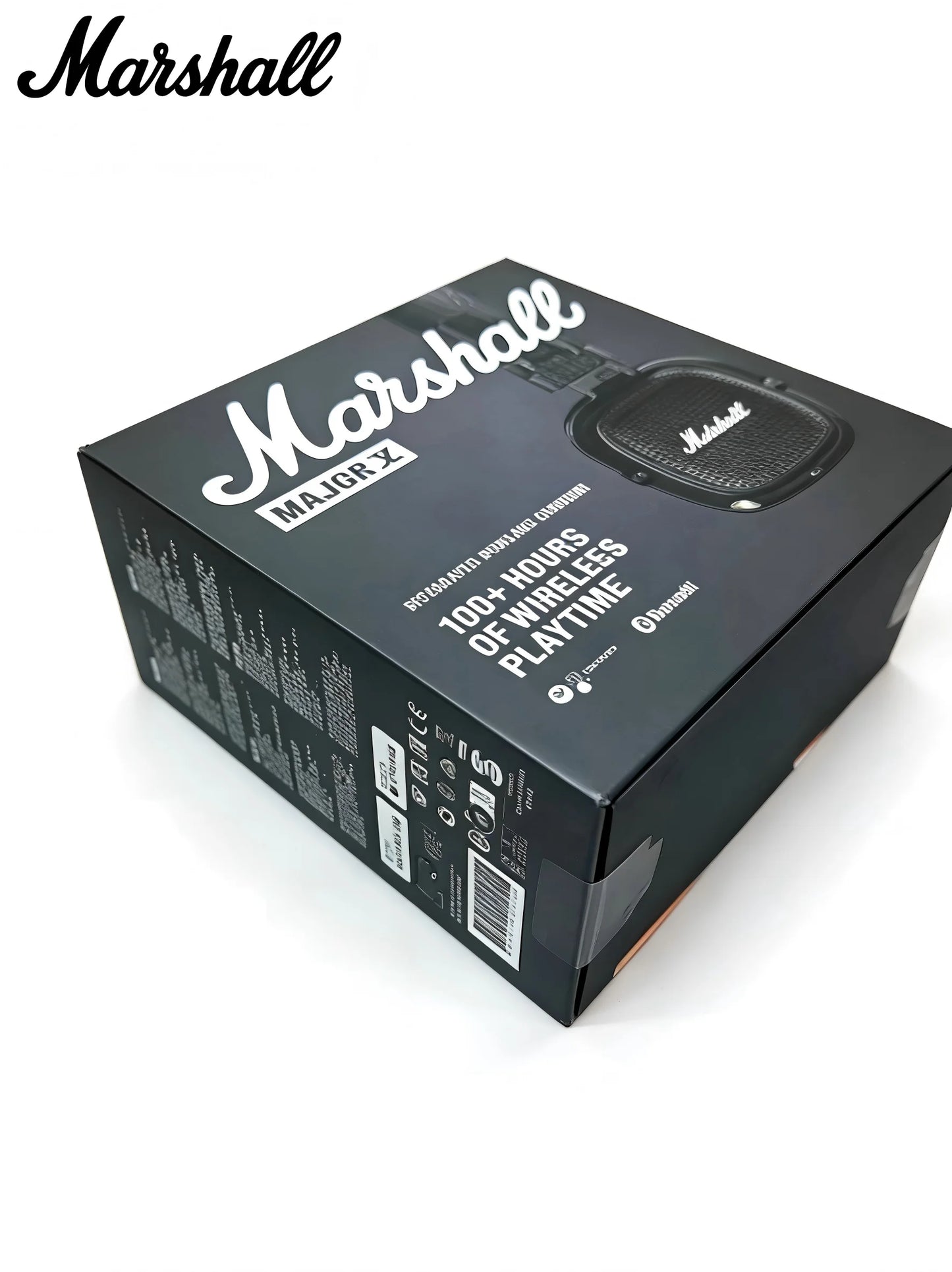 Auscultadores Bluetooth On-Ear Marshall Major V – Auricular Sem Fios Dobrável com Graves Profundos e Microfone para Desporto, Gaming e Utilização Diária
