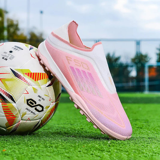 Nuove scarpe da calcio da uomo per erba sintetica, comode scarpe da calcio sportive FG per erba, tacchetti da futsal antiscivolo outdoor per adulti, ultraleggere e antiscivolo