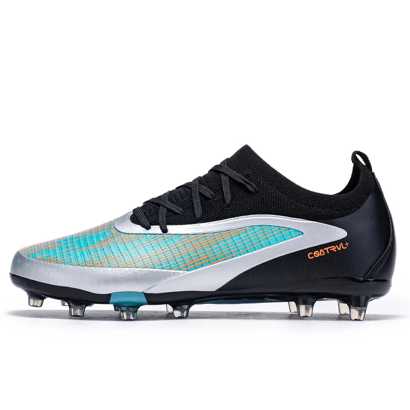 Men New TF Football Boots Sneakers Society Field Resistant Adult Breathable Male Soccer Shoes Training Top Quality Studded