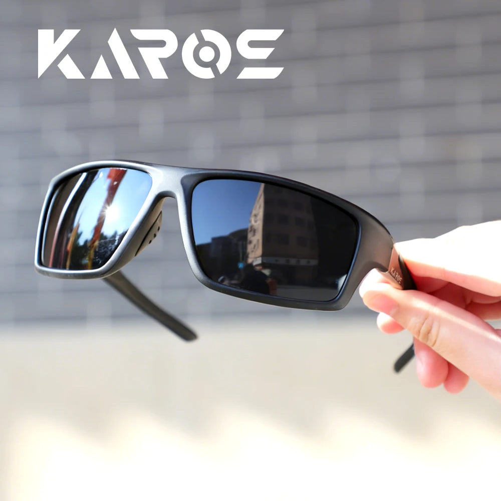 Karos Polarized Glasses UV400 Men Women Cycling Fishing Running Outdoor Sports Sunglasses Bike Eyewear For Driving Riding YZ2012