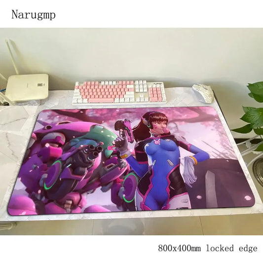 Overwatch pelės kilimėlis 80x40cm, žaidimų pelės kilimėlis, Helovino dovana, didelis pelės kilimėlis žaidėjams, kompiuterio stalo kilimėlis, notebook pelės kilimėlis PC