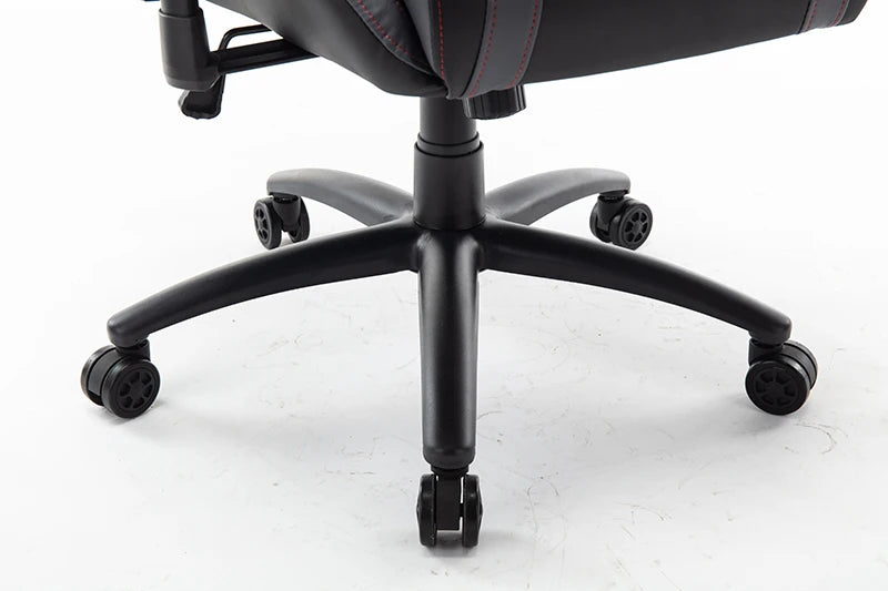 Ergonomic Gaming Chair with PU Leather, High Density Foam, Reclining Racing Chair with Adjustable Armrests for Office & Gaming