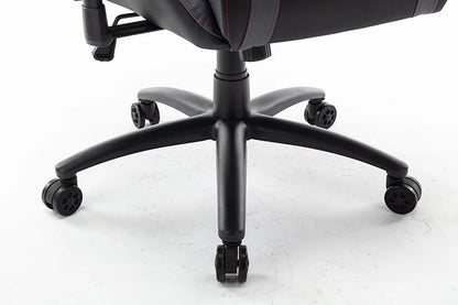 Ergonomic Gaming Chair with PU Leather, High Density Foam, Reclining Racing Chair with Adjustable Armrests for Office & Gaming