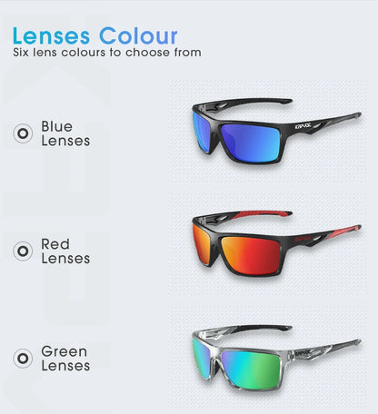 Kapvoe Fishing Sunglasses Polarized Sunglasses for Men Hiking Eyewear UV400 Lens Glasses Glasses HD Lens Outdoor Sunglasses 2026