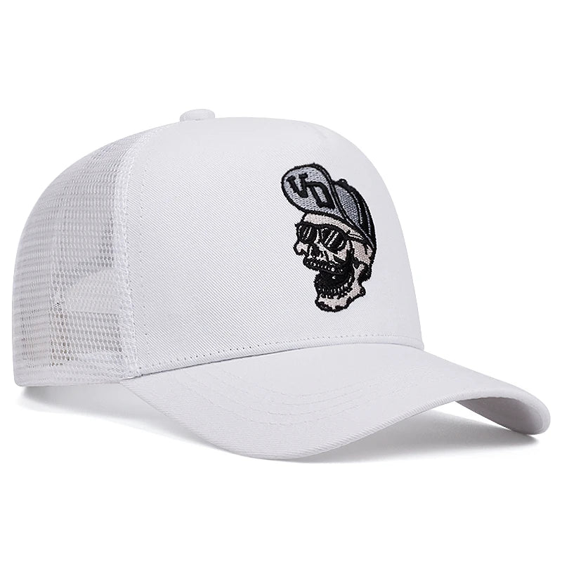 Hip hop VD portrait embroidered baseball cap men's and women's outdoor sports events American trucker hat trend fashion