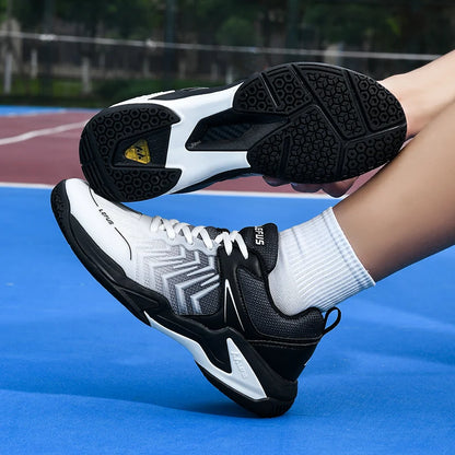 Professional Badminton Shoes for Men and Women Anti-Slip Tennis Trainers for Indoor and Outdoor Sports Blue Sneakers