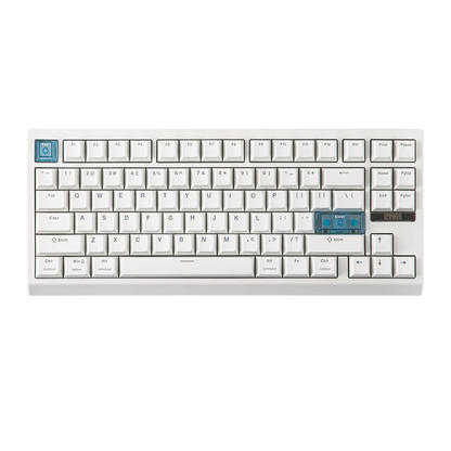 Teclado mecânico magnético EPOMAKER G84 HE 75% ANSI US Layout Gasket com fio/BT/2.4Ghz sem fios, efeito Hall, polling 8K e 8000mAh