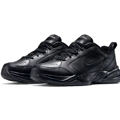 Nike Ανδρικά Παπούτσια Air Monarch IV Μαύρα Triple Black Dad Παπούτσια Τρεξίματος 415445-001