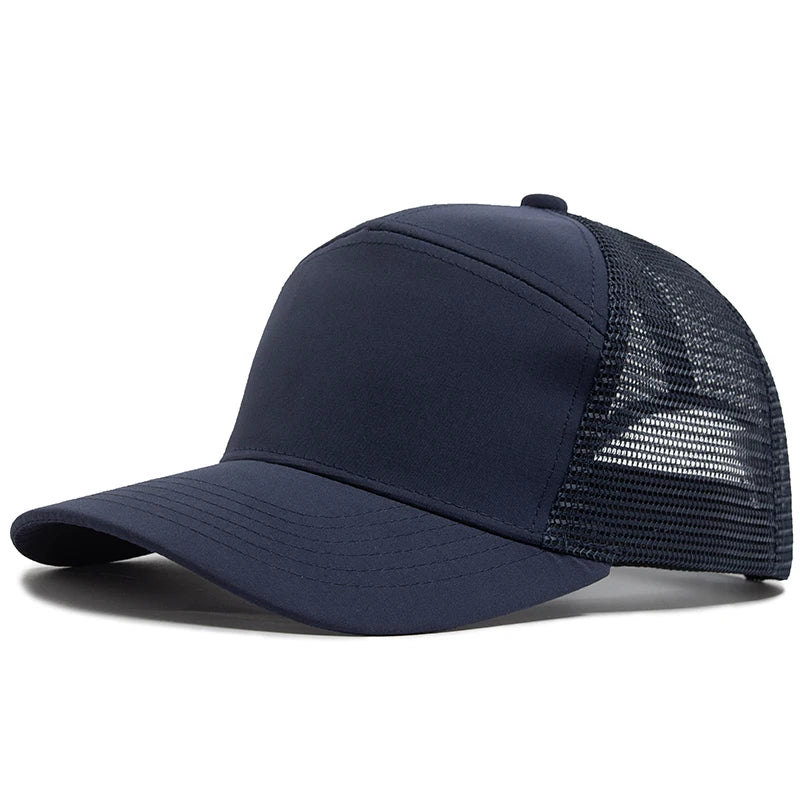 Letnia czapka baseballowa z 7 panelami, modne czapki hip-hopowe z siateczką, męskie czapki typu trucker, czapki z daszkiem, czapki typu hardtop, czapki typu snapback, damskie, unisex, fajne, nowa marka