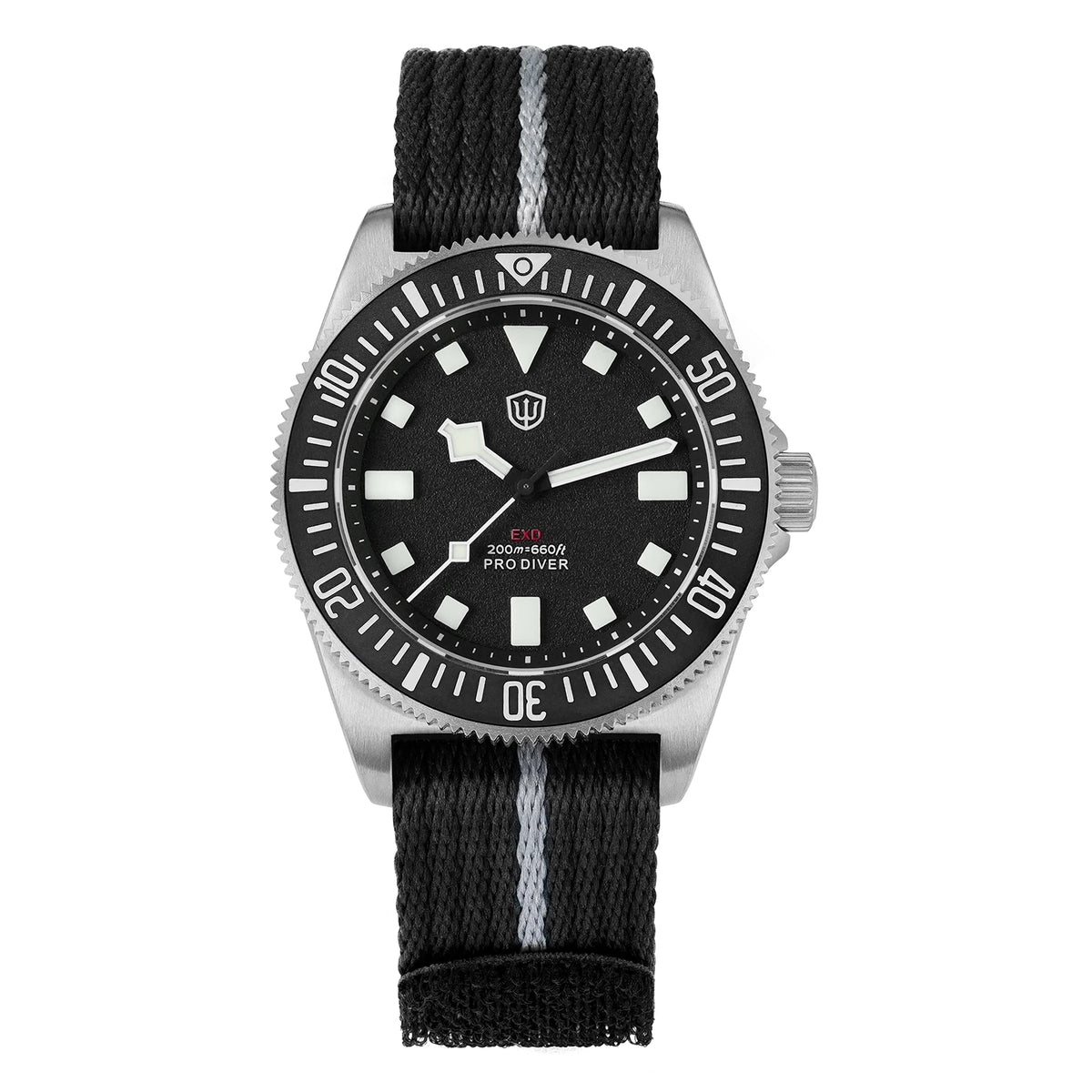 Watchdives EXD V2 40mm Titanium Watch Exchangeable X Design VH31 Sweep Second Movement Quartz Watches Luminous Waterproof 200M
