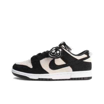 Nike Dunk Low - Versatile Thin Sole Slip-Resistant & Durable Low-Top Skate Shoes Unisex Style White/Black/Orange IB2260-500