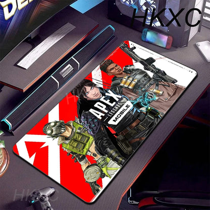 Apex Legends Octane Mousepad Natural Rubber Gaming Mouse Mat Girl Household Kawaii Desk Mat Pc Office Cute Xxl Mousepads 90x40cm
