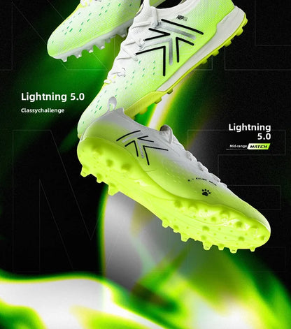Kelme Men's Mg Soccer Cleats Indoor Short Studs Professional Match Football Boots Slip-resistant Training Turf Shoes