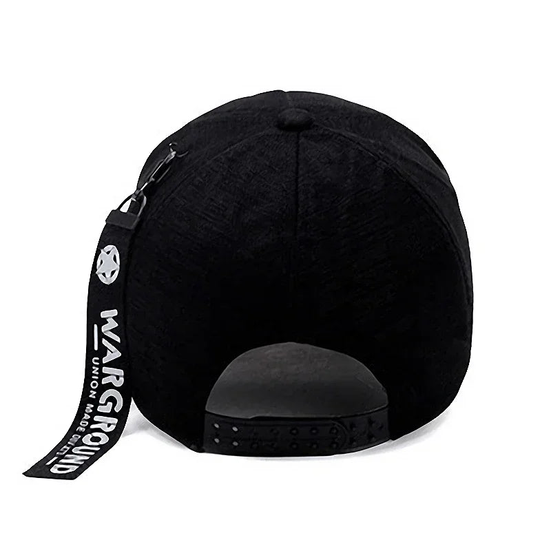 Classic Brim Design Metal Personalized Baseball Cap, Lightweight and Breathable Style! Four Colors To Choose From