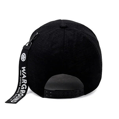 Classic Brim Design Metal Personalized Baseball Cap, Lightweight and Breathable Style! Four Colors To Choose From