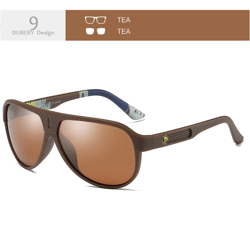 DUBERY Polarized UV400 Protection Sunglasses For Men And Women 9 Colors Model 163