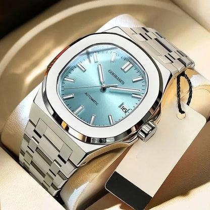 New 2025 Men's Automatic Watch Luminous Man Watches Steel Strap Waterproof Wristwatches Men's Luxury Brand Watch