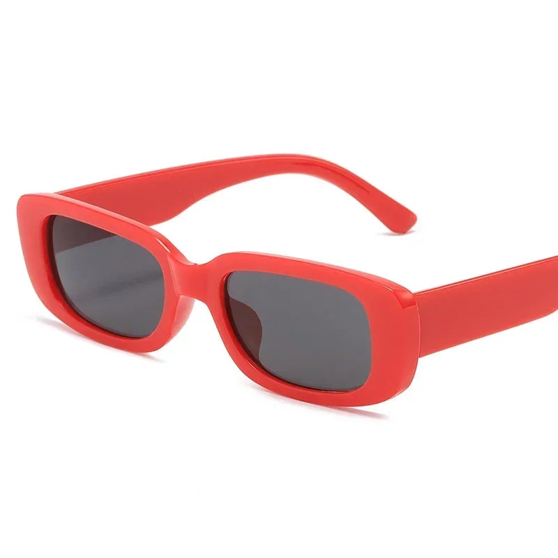 Fashion Classic Red Sunglasses Lens Mens Ladies Womens Retro Vintage UV400 Glasses Eyewear Luxury Square Outdoor Sun Glasses