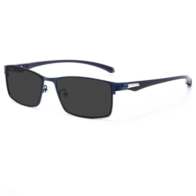 LOERHUNAR Brand Design for Men's Retro Business Myopia Sunglasses with Diopter 0 -0.75 -1.0  -1.5 -1.75 -2.0 -2.5 -3.0 to -6.0