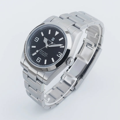 36/39mm Corgeut Luxury NH35 Miyota8215 Automatic Mechanical Wristwatches Numbers Men Watch Sapphire Crystal 10bars Reloj Hombre