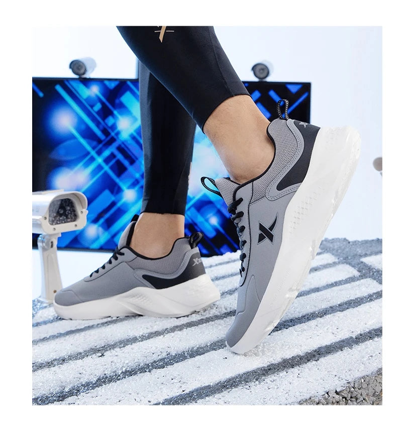 Xtep Men's Running Shoes Lightweight Surface Training Comfortable Breathable Jogging Stability Outdoor Shoes 879419110032