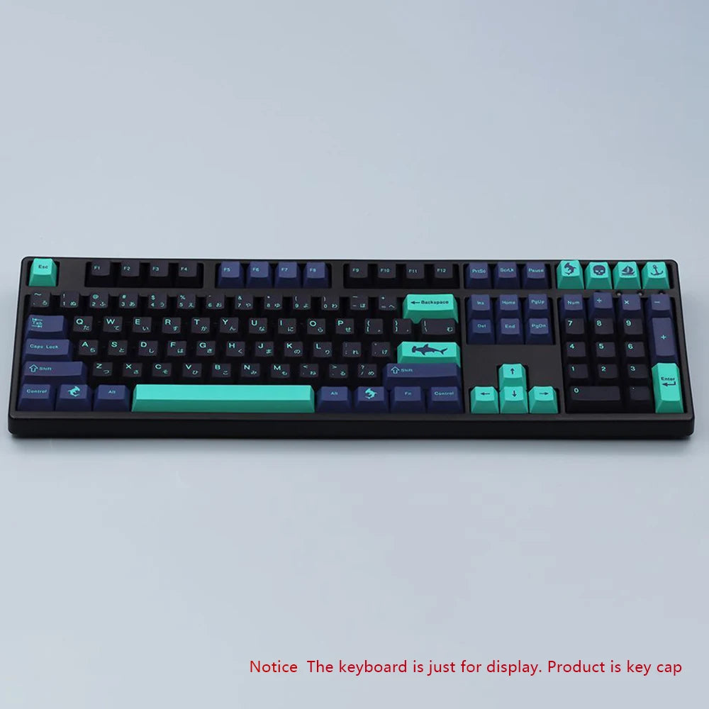 KYOMOT GMK Hammerhead Keycaps PBT Dye Sub 148 Keys Cherry Profile Keycap for MX Switch DIY Layout IKBC Filco Mechanical Keyboard