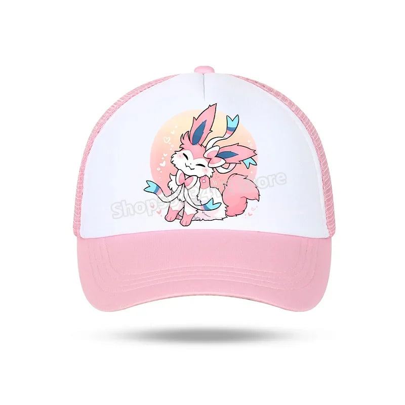 Pokémon baseball sapka Pikachu Charizard Gengar anime csúcsos sapka gyerek felnőtt nyári szabadtéri sport sapkák fiú alkalmi divat sapka ajándék