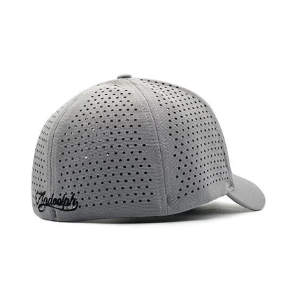 Nagy fejméretű, hátul zárt, 5 cm-es rövid karimájú baseball sapka férfiaknak, hálós, testre szabott sapkák, rugalmas, teljesen zárt sapkák, 56–60 cm, 61–65 cm