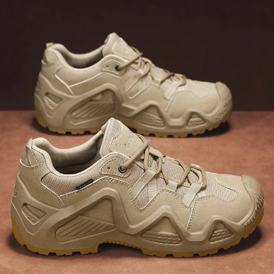 Sneakers outdoor da uomo alla moda, nuove scarpe da trekking firmate da uomo, scarpe da camminata mimetiche traspiranti da uomo, scarpe da arrampicata per coppie