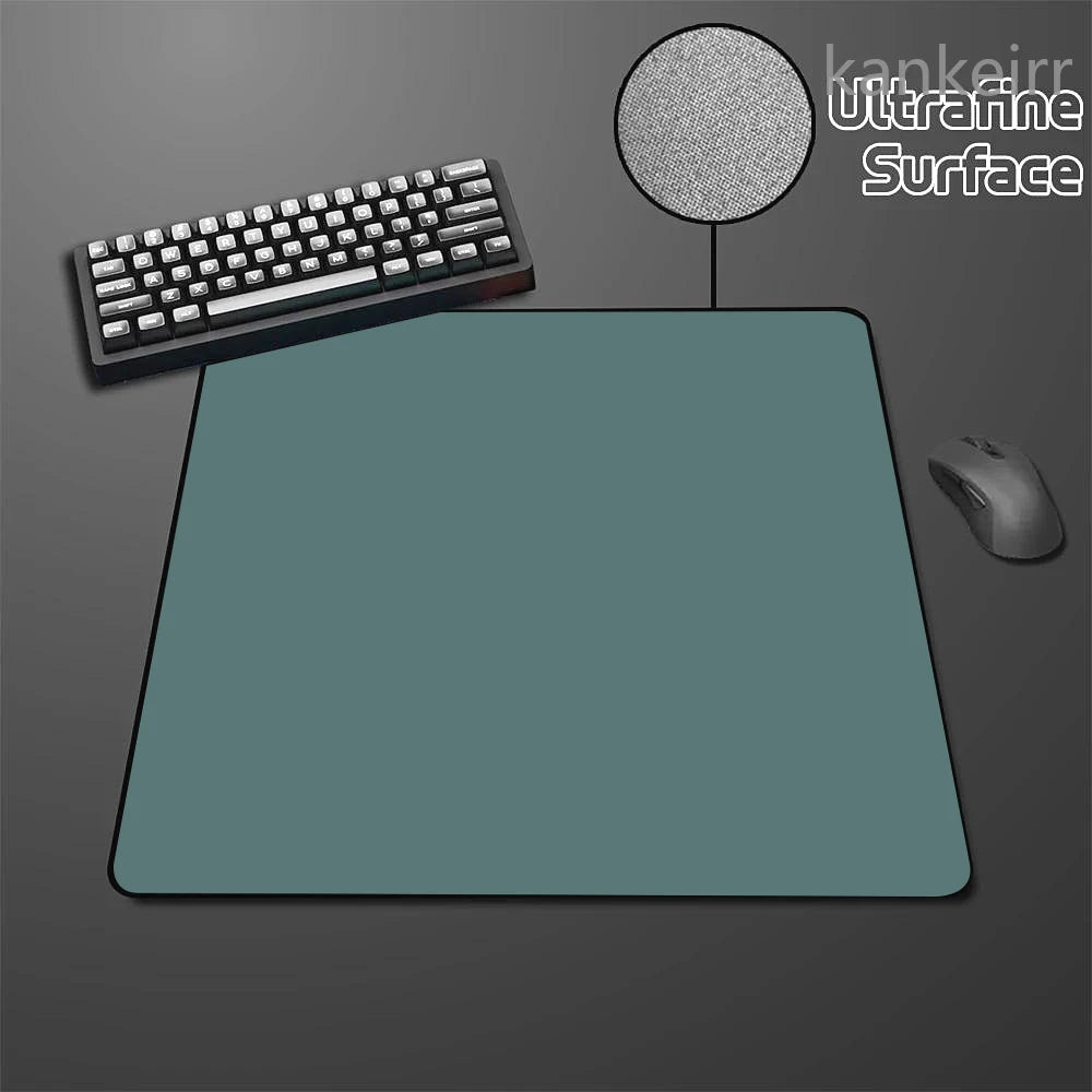 Tappetino mouse Black Speed a tinta unita, altamente elastico, con base antiscivolo, tappetino gaming premium per e-sport, superficie ultrafine, deskmat