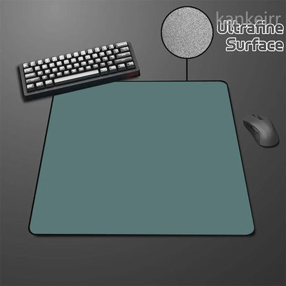 Tappetino mouse Black Speed a tinta unita, altamente elastico, con base antiscivolo, tappetino gaming premium per e-sport, superficie ultrafine, deskmat