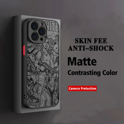 Hot Game F-Fortnite Phone Case For Xiaomi Redmi Note 14 13 12 12S 11 11S 10 10S 9T 9S 8 7 Pro Plus 4G 5G Matte Clear Back Cover