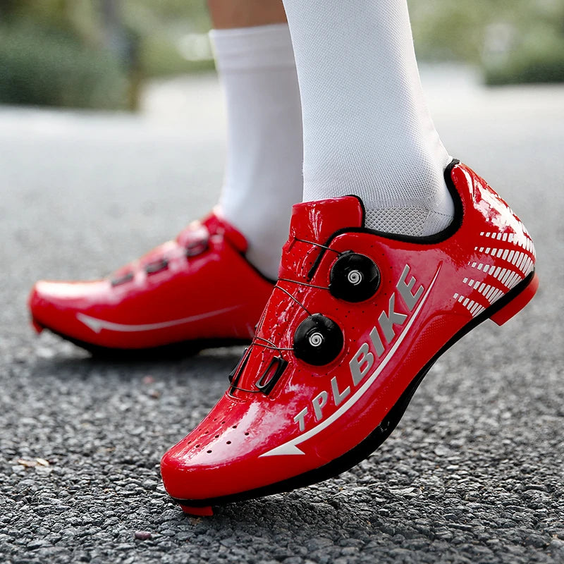 New Men's and Women's Bicycle Shoes,Outdoor Cycling Shoes,Three Functional Soles,Professional Training Shoes