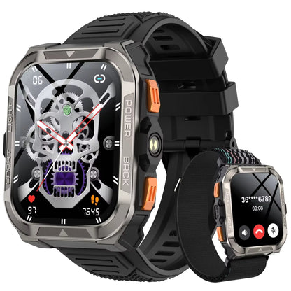 Blackview W80 Pro AI GPT Smart Watch, Precise GPS, 900mAh Battery, 1.43" AMOLED, Flashlight, Waterproof Sport Watch Men & Women
