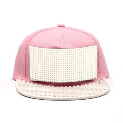 Șepci de baseball cu imprimeu cartoon patchwork, blocuri DIY, șepci snapback, șepci hip-hop pentru bărbați și femei, șepci detașabile cu pixeli, șepci „dad hats”, pentru copii și adulți