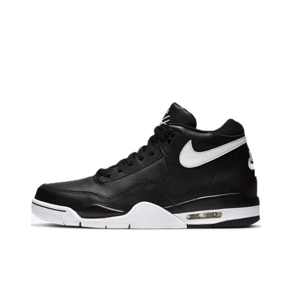 Buty do koszykówki Nike Flight Legacy Classic Style Mid-Top Retro, unisex, czerwono-białe, BQ4212-100