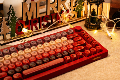 Teclado mecânico gaming AKKO 5075 X Veekos K75, teclado 75% RGB, hot swap 3/5 pinos, com fios, personalizado, com botão rotativo e gasket